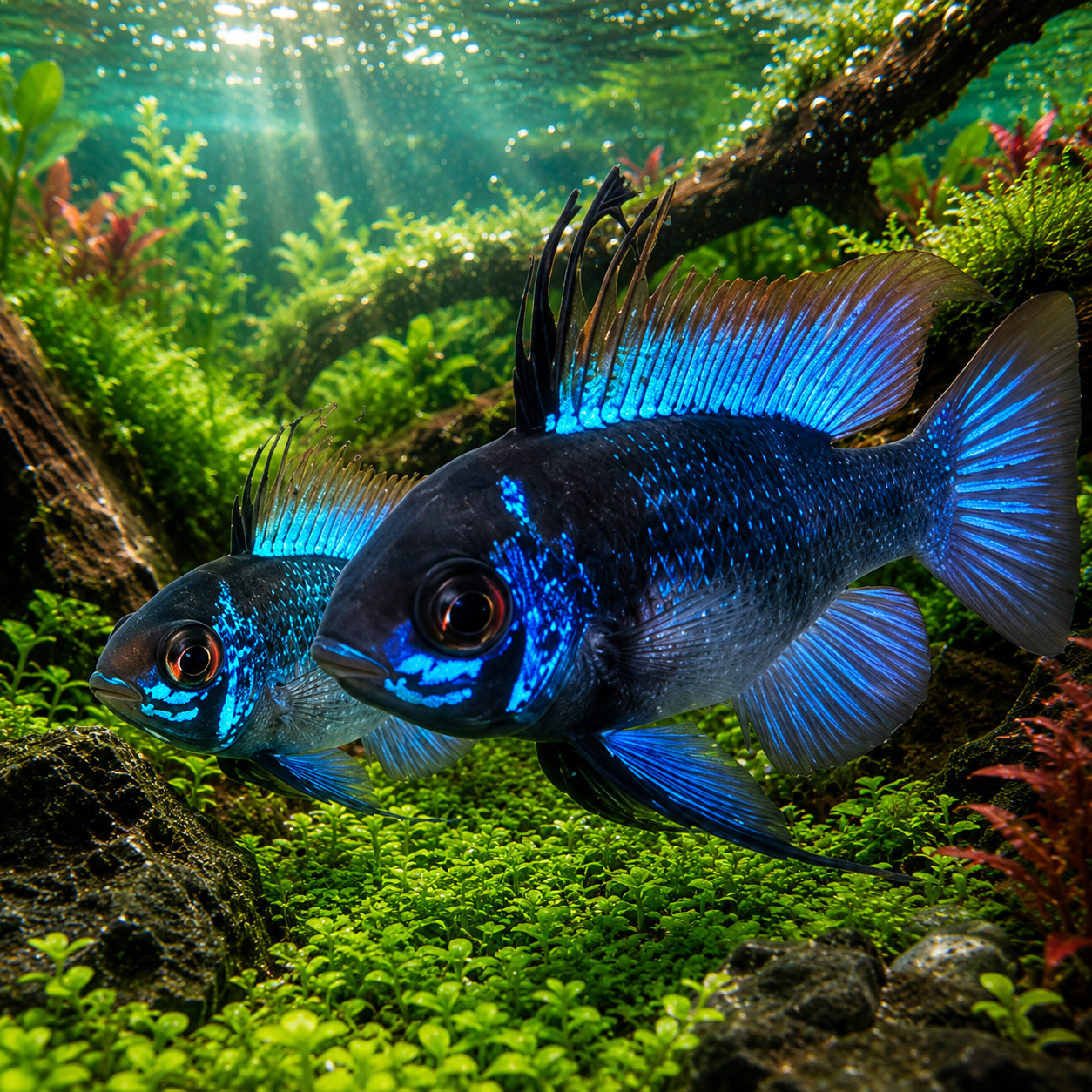 Blue knight ramirezi